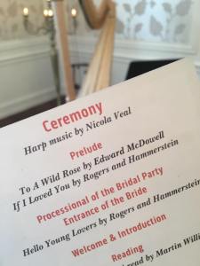 Nicola Veal Wedding Harpist