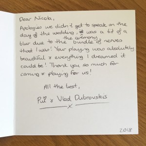 Nicola Veal Wedding Harpist